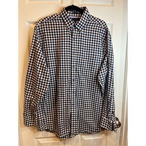 Tommy Hilfiger Button Up Shirt Mens 16.5 34-35 Regular Fit Long Sleeve - Cotton